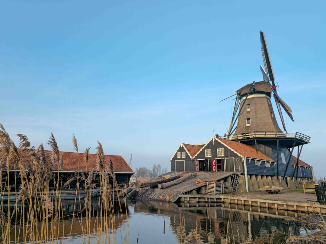 Houtstad IJlst en molen De Rat