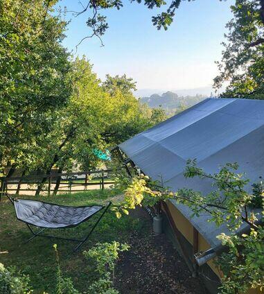 Uitzicht vanaf Safari Lodge in San Marino