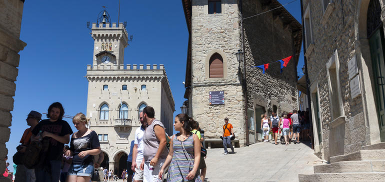 San Marino oude stad